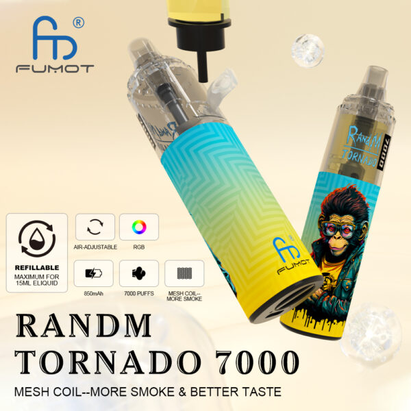 RANDM TORNADO 7000 REFILLABLE (empty)